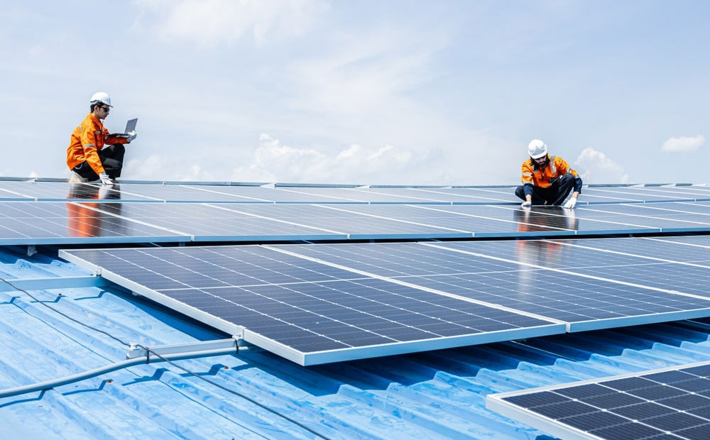 Courtier photovoltaïque